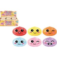 Dumpling Glitter Bao Squishy 8,5 cm puristeltava fidgetlelu
