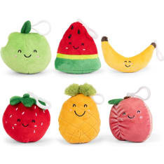 Keycraft Little Living Nature Clip Fruit pehmo avaimenperä (lajitelma)