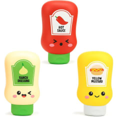 Squishy Sauce kastikepullot puristeltava lelu