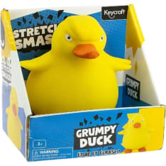 Keycraft Stretch n Smash Grumpy Duck puristeltava lelu