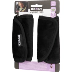 Dooky Seatbelt Pads 2 kpl musta turvavyötyyny