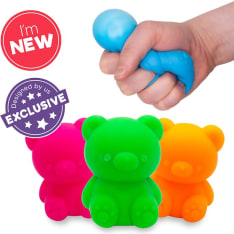 Scrunchems Fruity Neon Squishy Bear puristeltava nalle