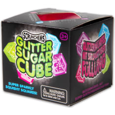 Scrunchems Glitter Sugar Cube squishy stress toy