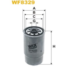 WIX-WF8329 Polttoainesuodatin