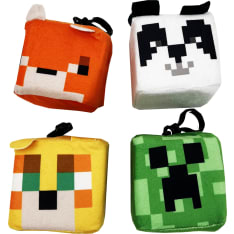 Minecraft Clip On Plush 8 cm Cube Plush (Assortment)