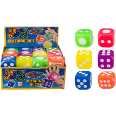 Flashing 3,5 cm dice fidget