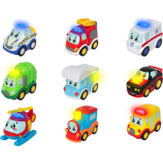 Tiny Teamsterz Beep & Go toy car with lights & sounds