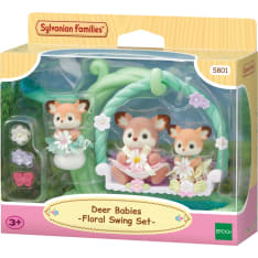 Sylvanian Families 5801 Deer Babies -Floral Swing Set-