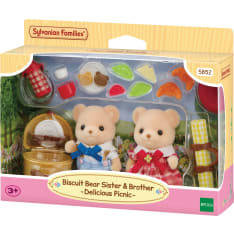 Sylvanian Families Biscuit sisarukset piknikillä