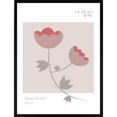 Estancia Studio Bac Roses 30x40cm poster