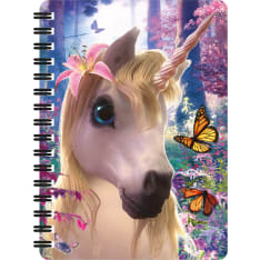 Deluxebase 3D LiveLife Cute Uni spiral notebook