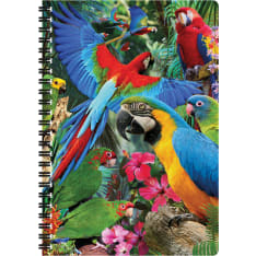 Deluxebase 3D LiveLife Parrot Pandemonia spiral notebook