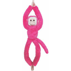 Deluxebase Eco Classic Tree Huggers Pink Squirrel Monkey 78 cm apina pehmo
