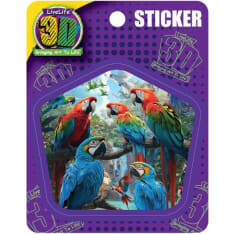 Deluxebase 3D LiveLife Stickers Tropical Troupe tarrat