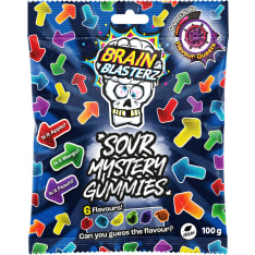 Brain Blasterz Mystery Gummies winegum mix 100g