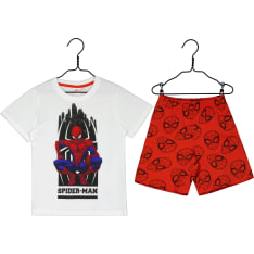 Spiderman lasten shortsipyjama