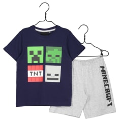 Minecraft children's shorts pajamas