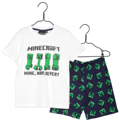 Minecraft children's shorts pajamas