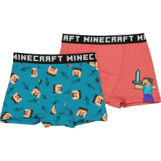 Minecraft children's boxers 2-pack