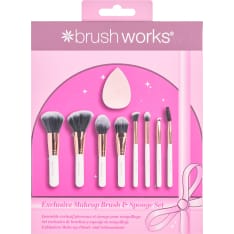 Brushworks Exclusive Makeup Brush and Sponge lahjapakkaus
