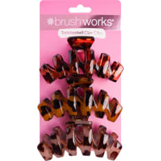 Brushworks Tortoiseshell 3kpl hiusklipsit
