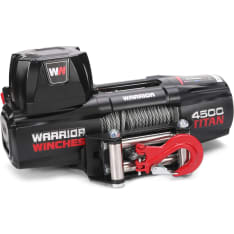 Warrior Titan 4500 12V electric winch with steel cable