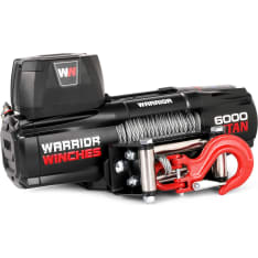Warrior Titan 6000 24V sähkövinssi teräsvaijerilla