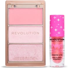 Revolution Candy Glam korostus- ja huulikiiltoduo lahjapakkaus
