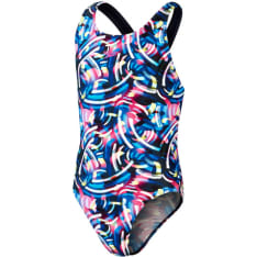 Speedo Digital Allover Leaderback Girls' Swimsuit