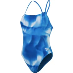 Speedo Allover Tie-Back 1 Piece naisten uimapuku