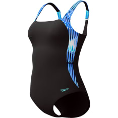 Speedo Shaping LunaLustre Printed 1 Piece naisten uimapuku