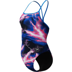 Speedo FL Printed Turnback naisten uimapuku
