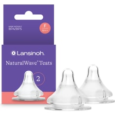 Lansinoh 6 kk+ 2 kpl nopea virtaus pullotutti
