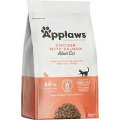 Applaws adult kana & lohi 2 kg kissan kuivaruoka
