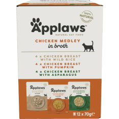 Applaws lajitelma kana 12 x 70 g kissanruoka