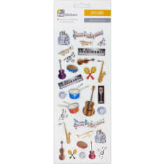 Fun Stickers Musical Instruments tarrat