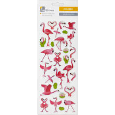 Fun Stickers Pink Flamingos tarrat