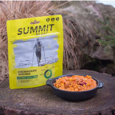 Summit To Eat Kana Fajita ja riisiä retkiateria