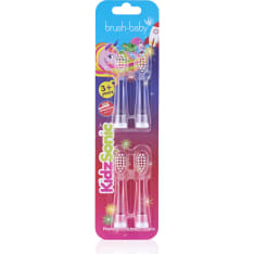 Brush Baby KidzSonic 3+ v. paristokäyttöisen hammasharjan vaihtopäät 4 kpl