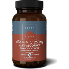 Terranova Vitamin C 250 mg Multi-Ascorbate 50 kaps. ravintolisä