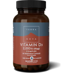 Terranova Vitamin D3 50 ug Complex  50 kaps. ravintolisä