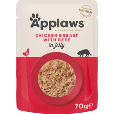 Applaws kana & nauta hyytelössä 70 g kissanruoka