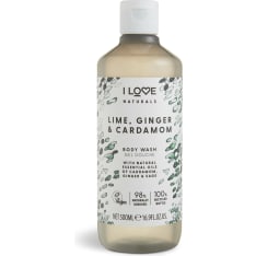 I Love Naturals Lime, Ginger & Cardamon 500 ml suihkugeeli