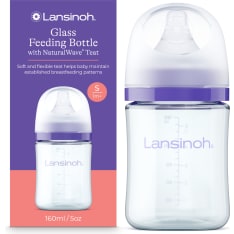 Lansinoh 1kk+ 160 ml lasinen tuttipullo