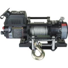 Warrior Ninja 4500 12V 14,5m x 6mm sähkövinssi teräsvaijerilla
