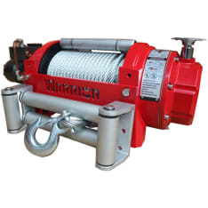 Warrior RV 15000 industrial hydraulic winch with steel wire rope