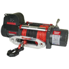 Warrior Samurai 9500 Gen2 12V 25m x 9,5mm IP67 electric winch with synthetic rope