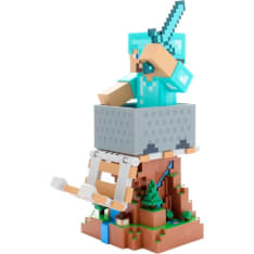 CABLE GUYS - MINECRAFT: STEVE IN DIAMOND ARMOUR R.E.S.T