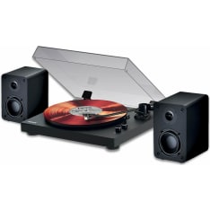 MIXX Vinyl Record Player Incl Speakers Analog System 5 Stereo Black