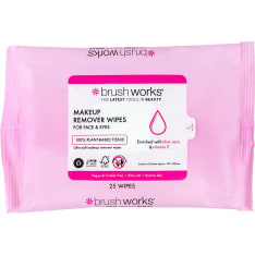 Brushworks 25 kpl meikinpoistopyyhe
